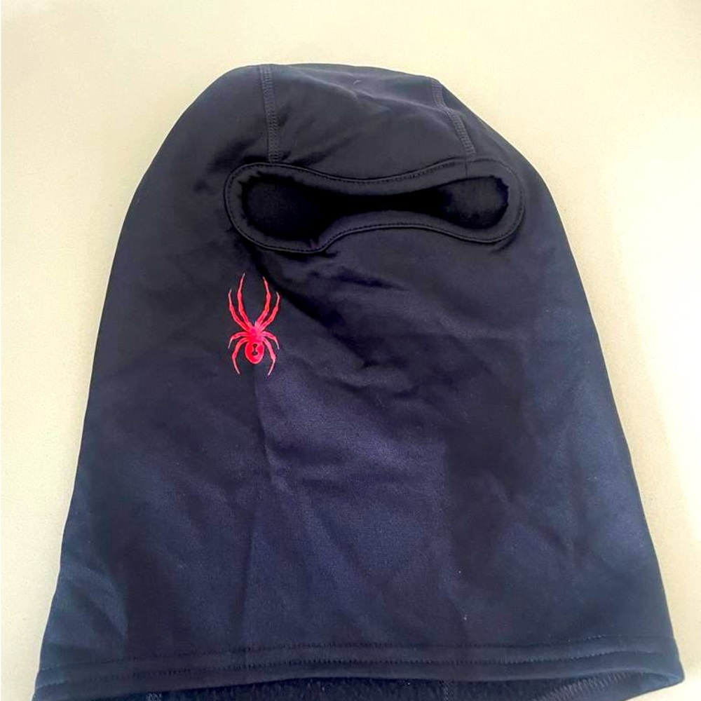 Like New! Spider Ski Mask with Logo